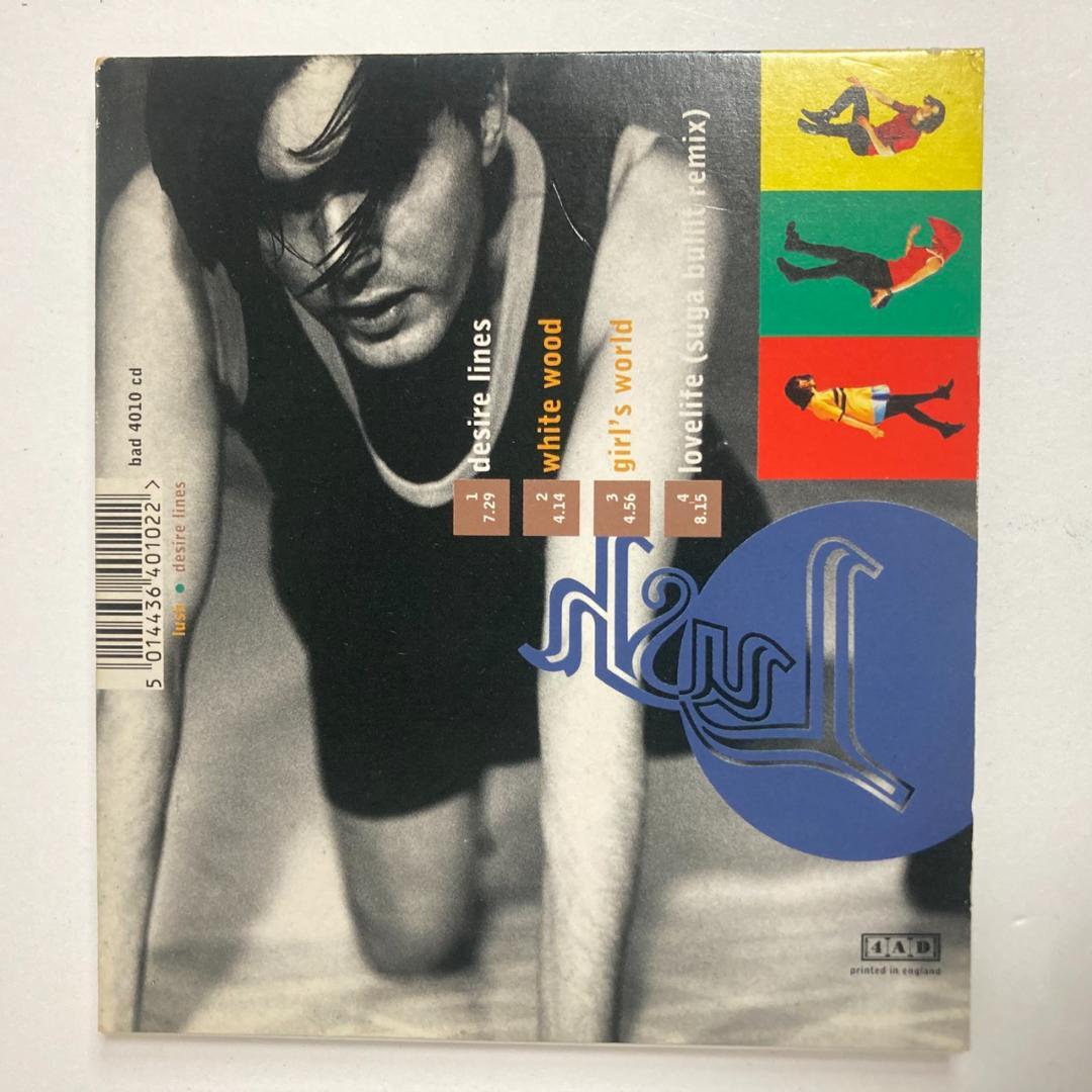Lush - Desire Lines CD Single (UK Press, 4AD, Shoegaze Dream Pop)