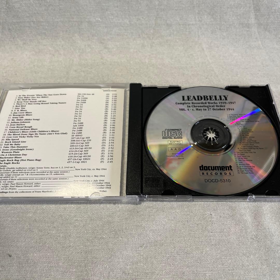 Leadbelly - Complete Recorded Works Vol. 4 (1939-1947) CD, 1994 Document Records