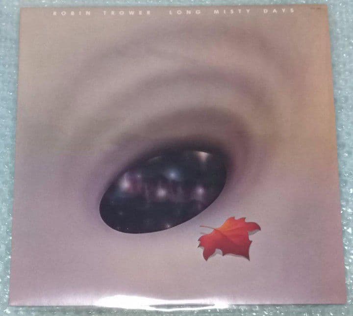 Robin Trower Long Misty Days Vinyl LP Japan 1977 Autographed Record