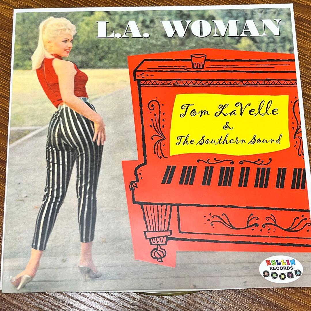 Tom LaVelle & The Southern Sound - L.A. Woman 7" Single Yellow Vinyl Rockabilly