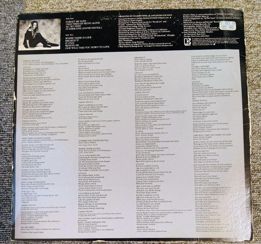 Patrice Rushen "Straight from the Heart" Vinyl LP Black Record Used | Japansoundstore