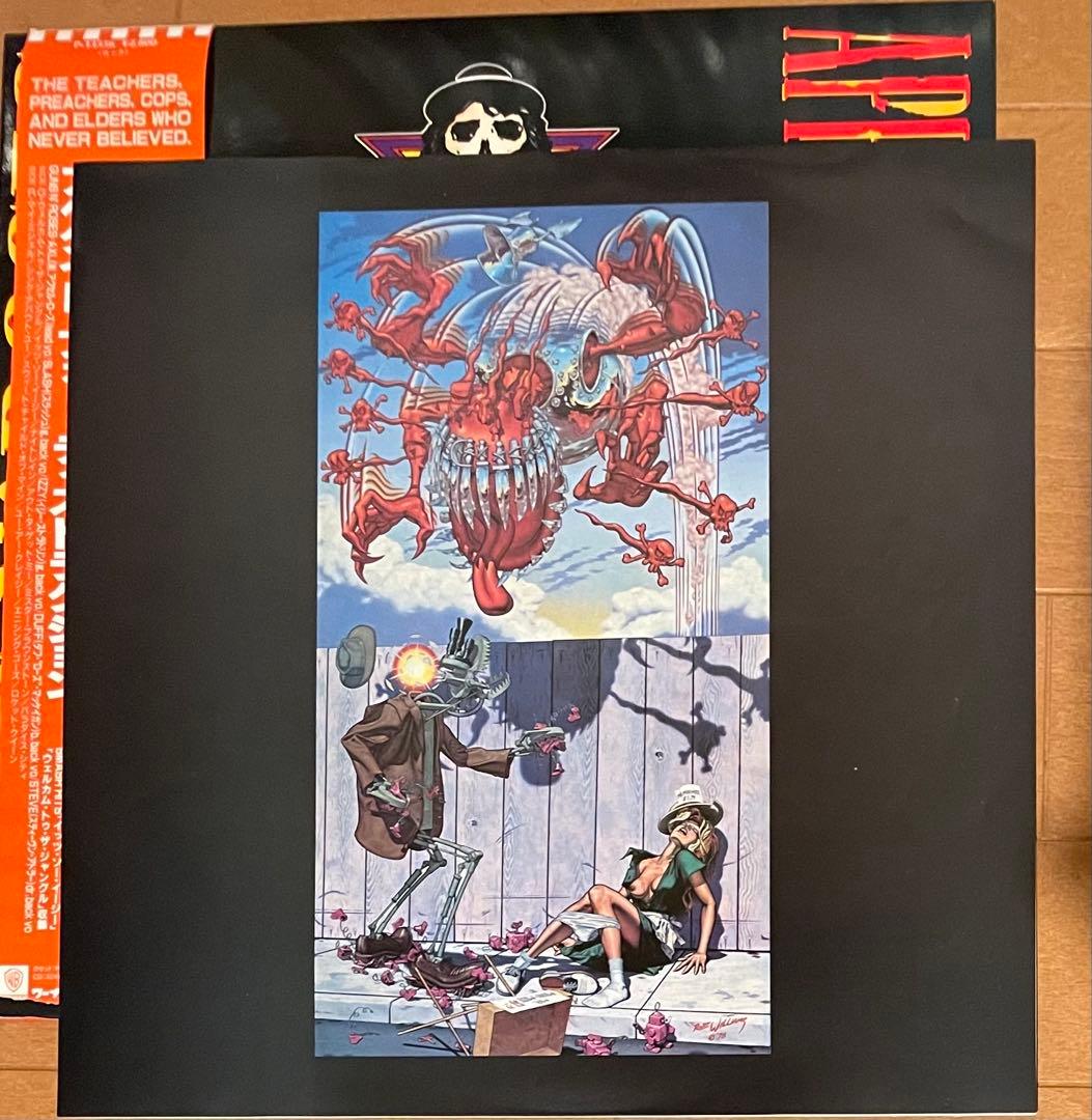 Guns N' Roses Appetite For Destruction Japan Vinyl LP 1987 Original W/Obi