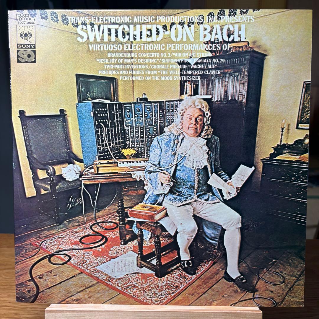 Wendy Carlos Switched-On Bach Japan Quadraphonic LP SOCL-1030 Moog Electronic