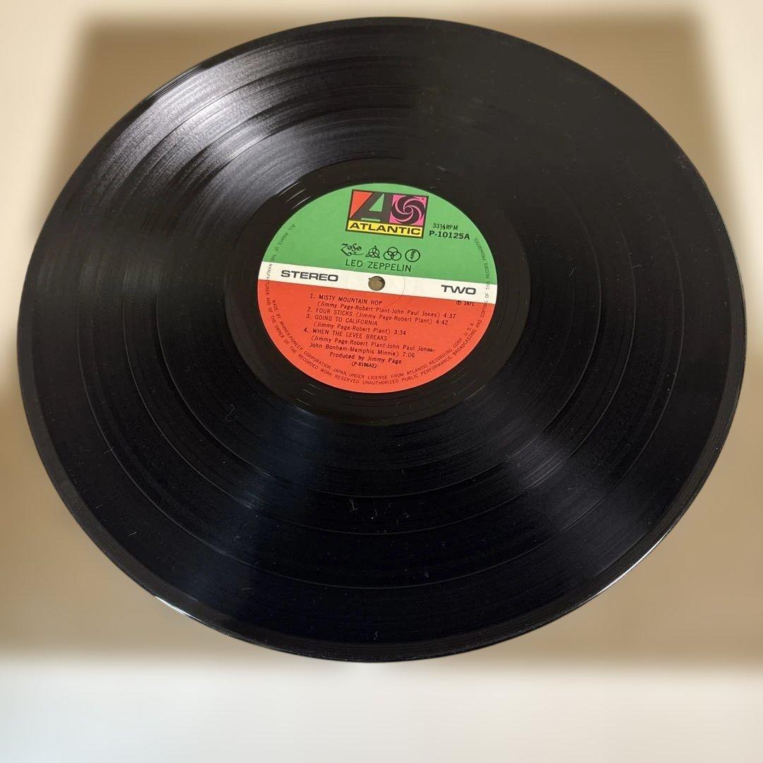 Led Zeppelin IV LP Vinyl Record Japan Pressing w/ Obi Strip P-10125A Rock