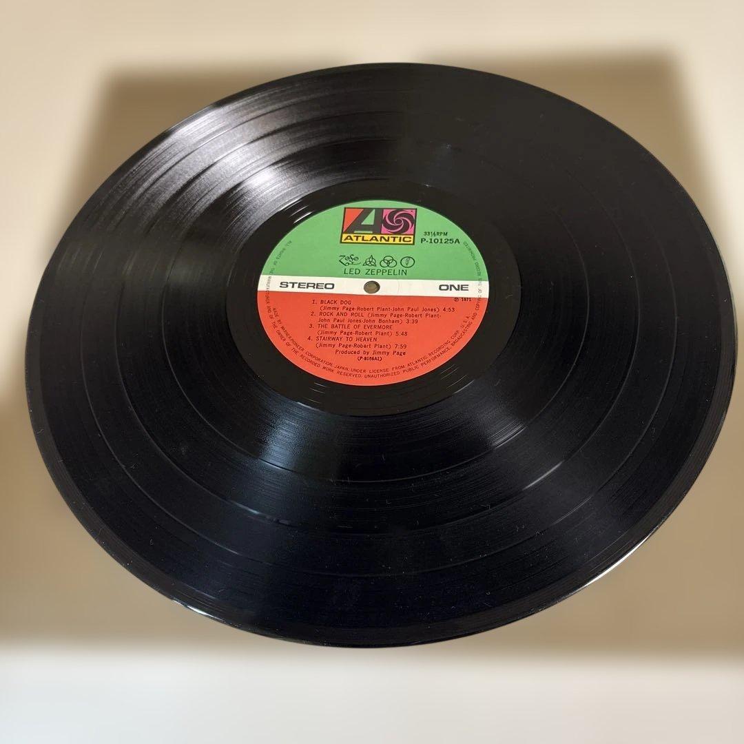 Led Zeppelin IV LP Vinyl Record Japan Pressing w/ Obi Strip P-10125A Rock