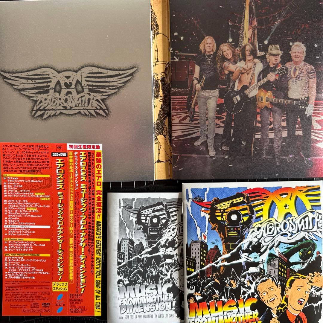 Aerosmith - Music From Another Dimension! 2CD+DVD Japan Press w/ OBI Limited Ed