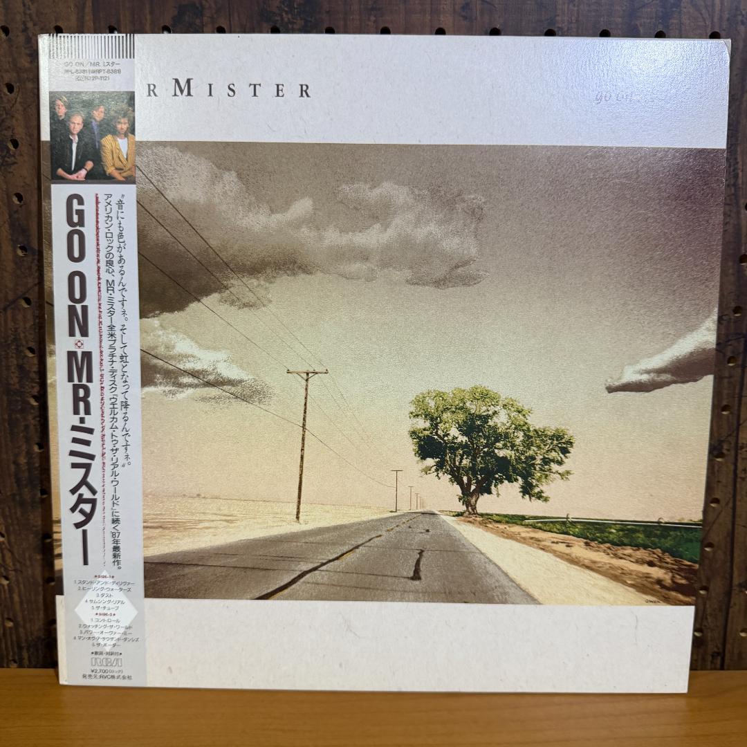 Mr. Mister - Go On LP 1987 Japan Original Pressing with Obi Strip