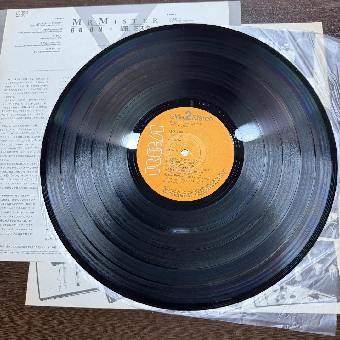 Mr. Mister - Go On LP 1987 Japan Original Pressing with Obi Strip
