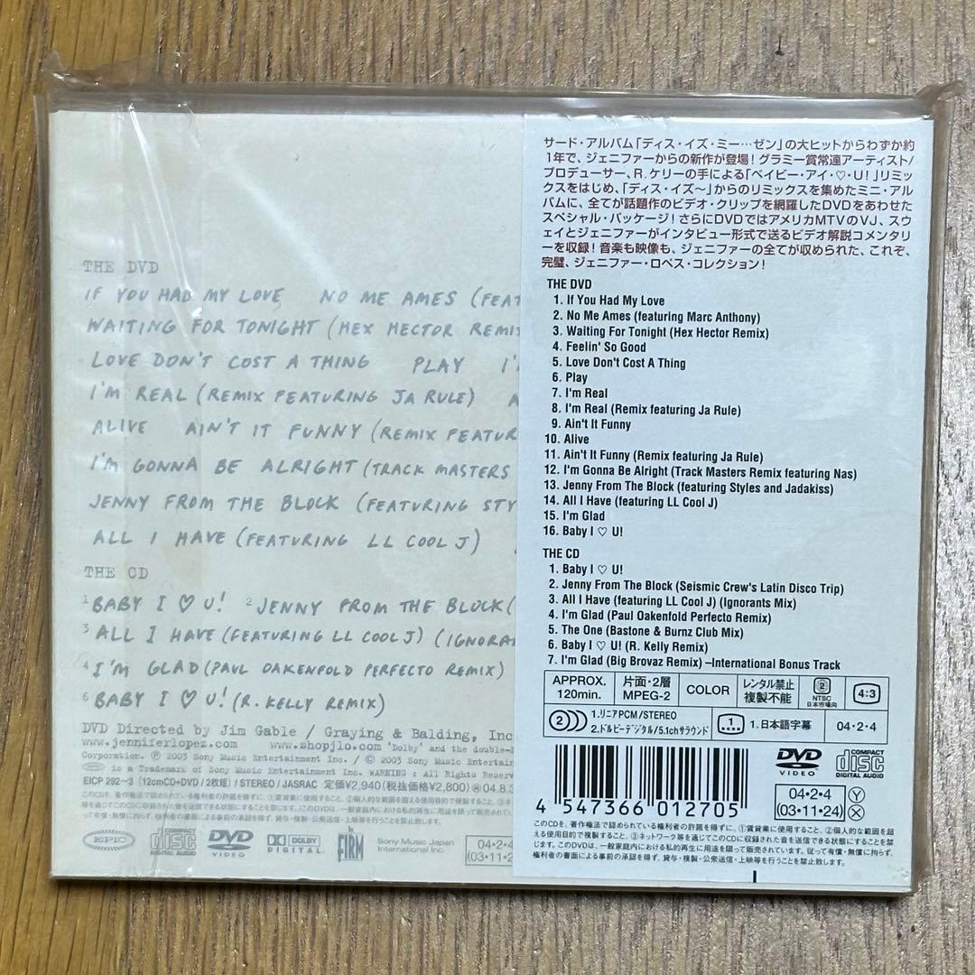 Jennifer Lopez The Reel Me CD+DVD Japan Press Limited Edition with OBI