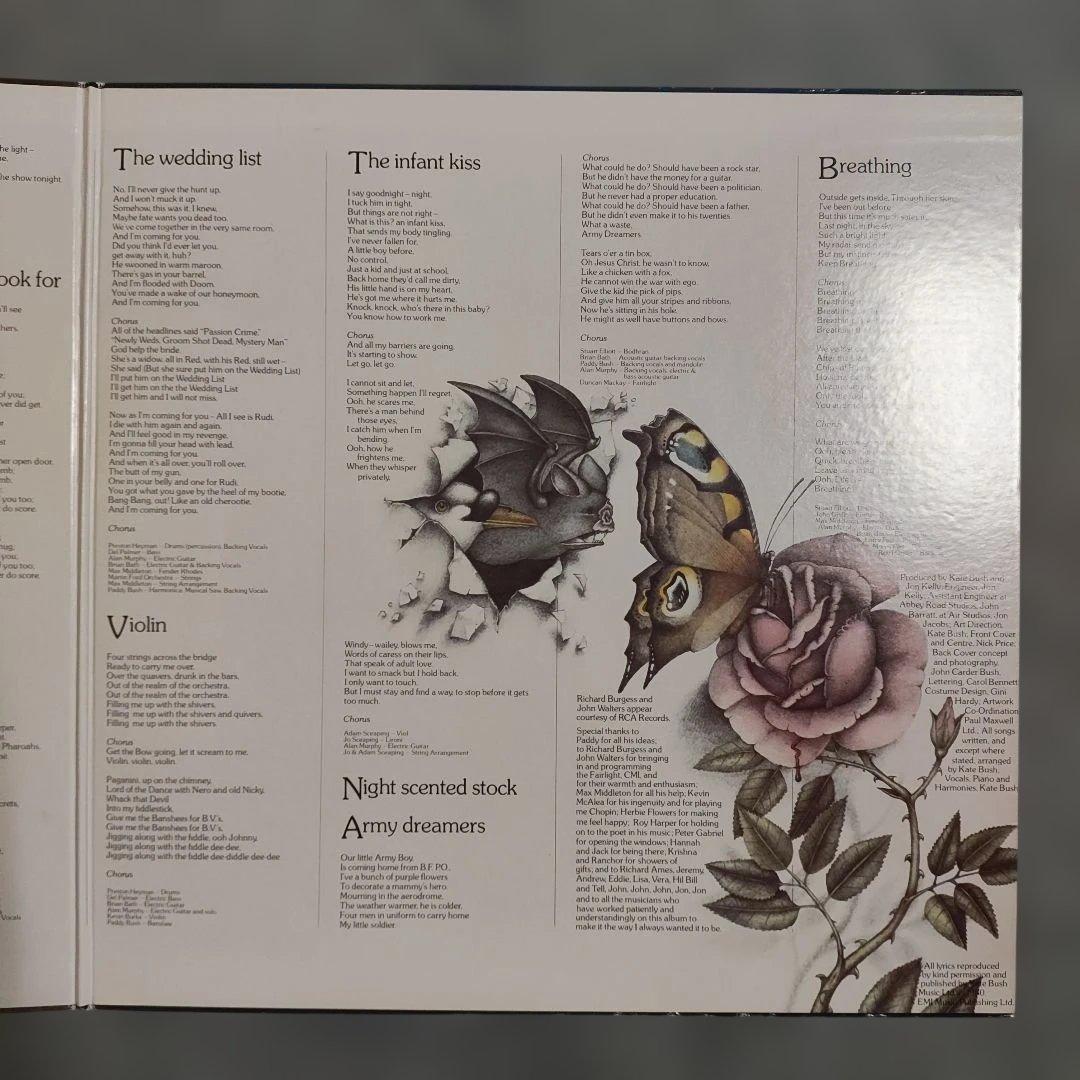 Kate Bush - Never For Ever Vinyl LP 1980 Japan EMS-81336 Art Rock