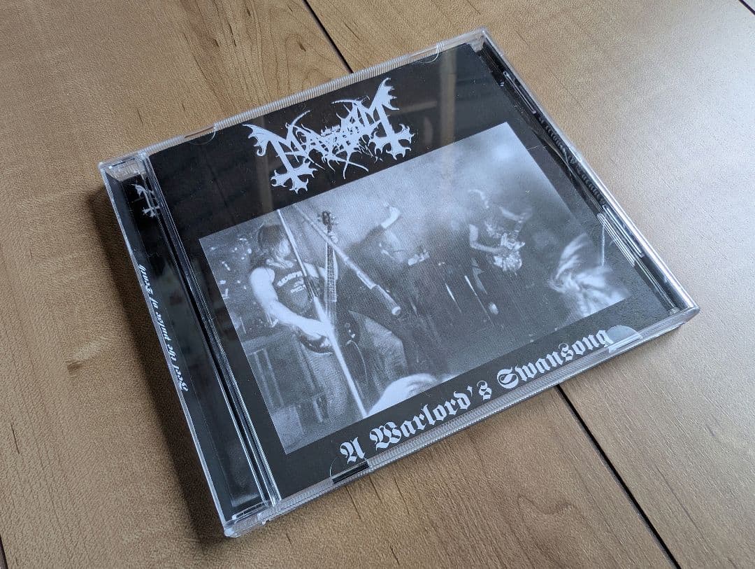 Mayhem - A Warlord's Swansong CD, Limited Edition, #72/100, Black Metal Import