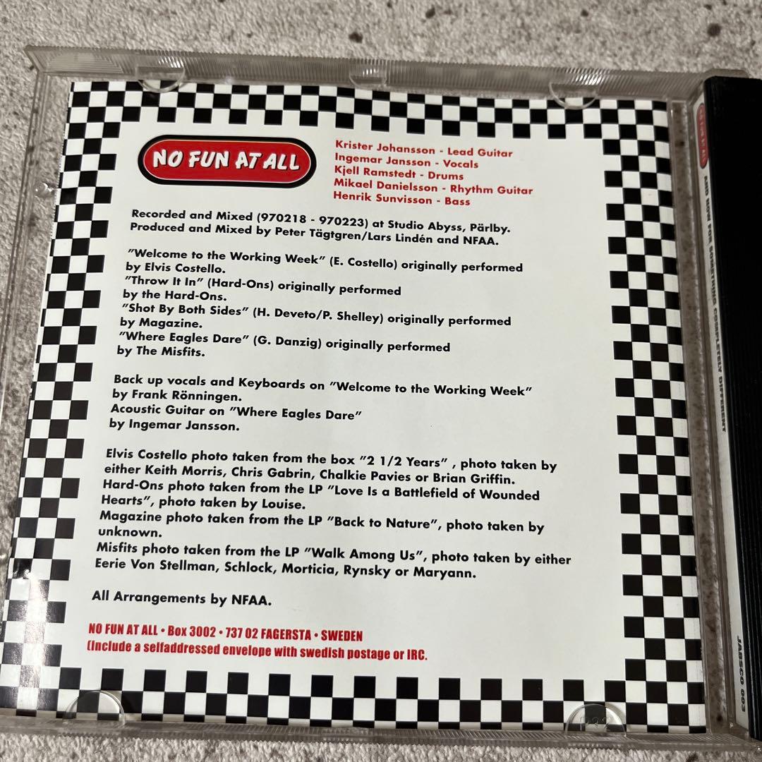 No Fun At All - And Now For Something Completely Different CD Swedish Punk 1997