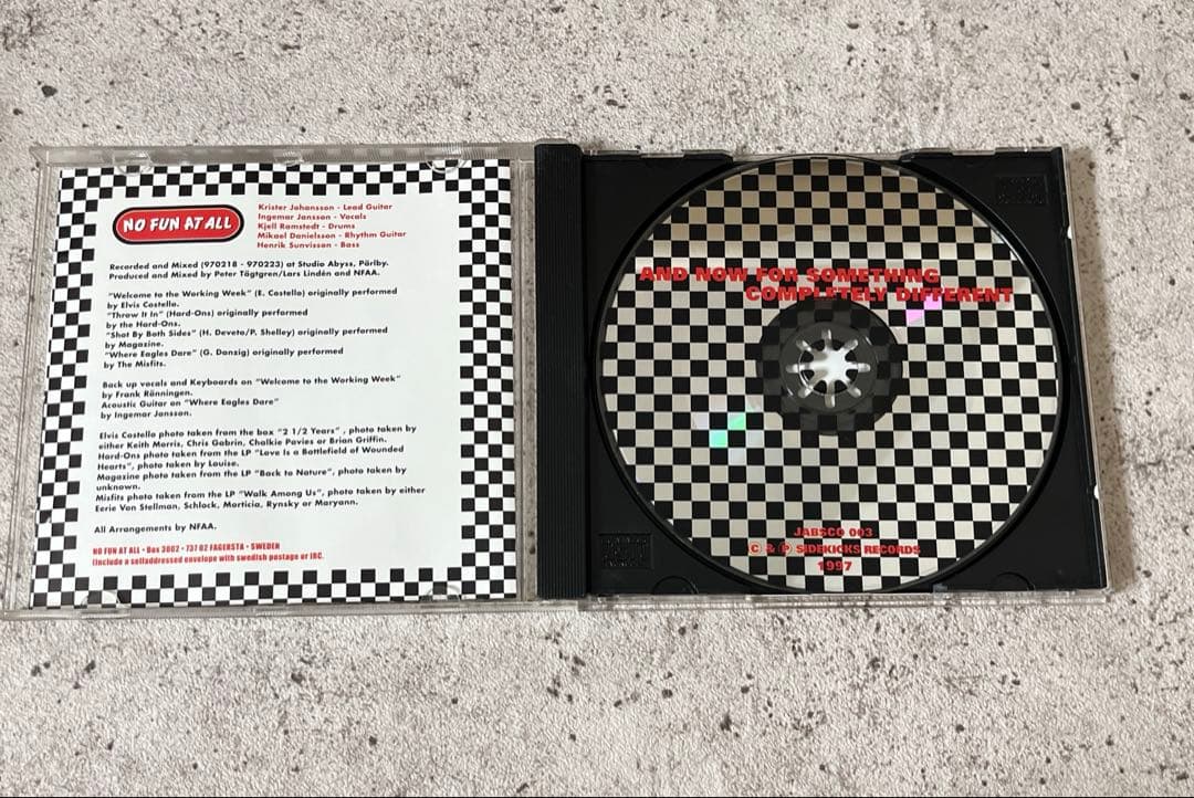 No Fun At All - And Now For Something Completely Different CD Swedish Punk 1997