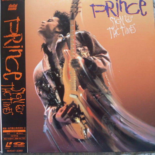 Prince Sign O' The Times Japan LaserDisc CD Video w/ Obi 1987 Music Film