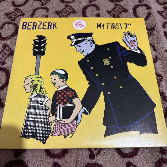 Berzerk - My First 7" EP Recess Records Color Vinyl Punk Rock