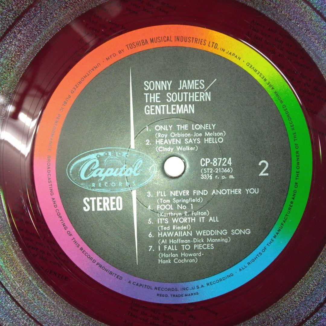 Sonny James - The Southern Gentleman LP Japan Red Vinyl CP-8724 Pop Country