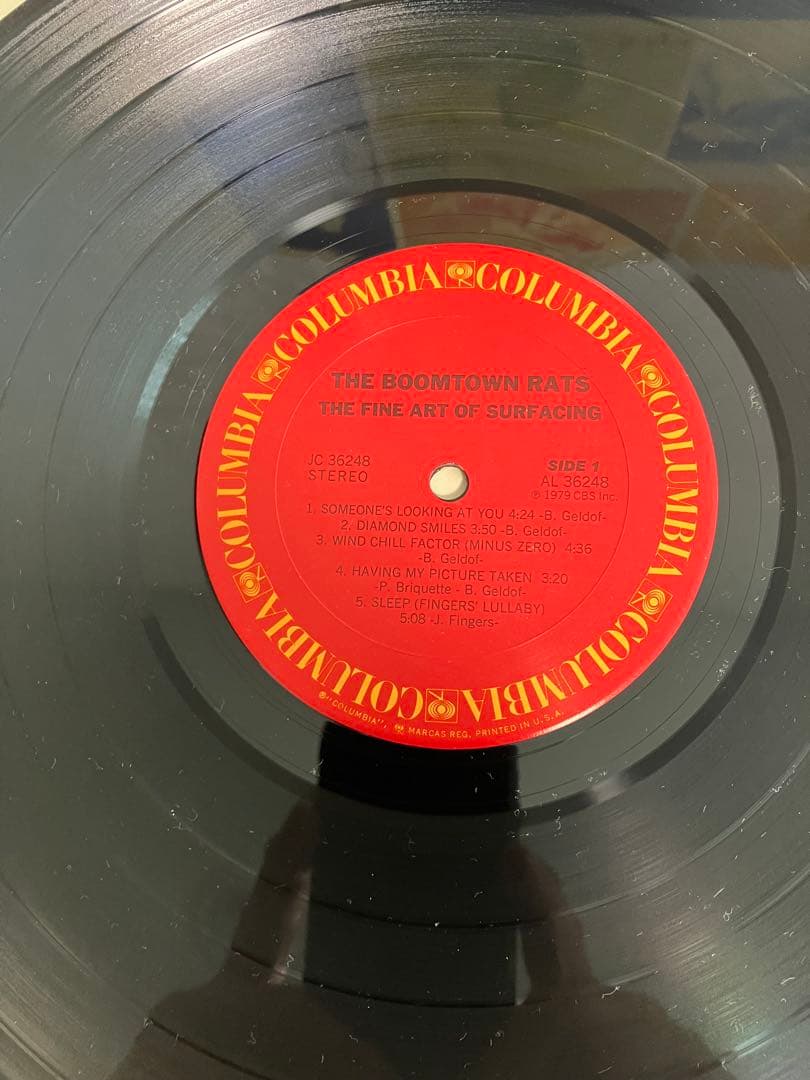 The Boomtown Rats - The Fine Art of Surfacing LP 1979 US Pressing Vinyl Record
