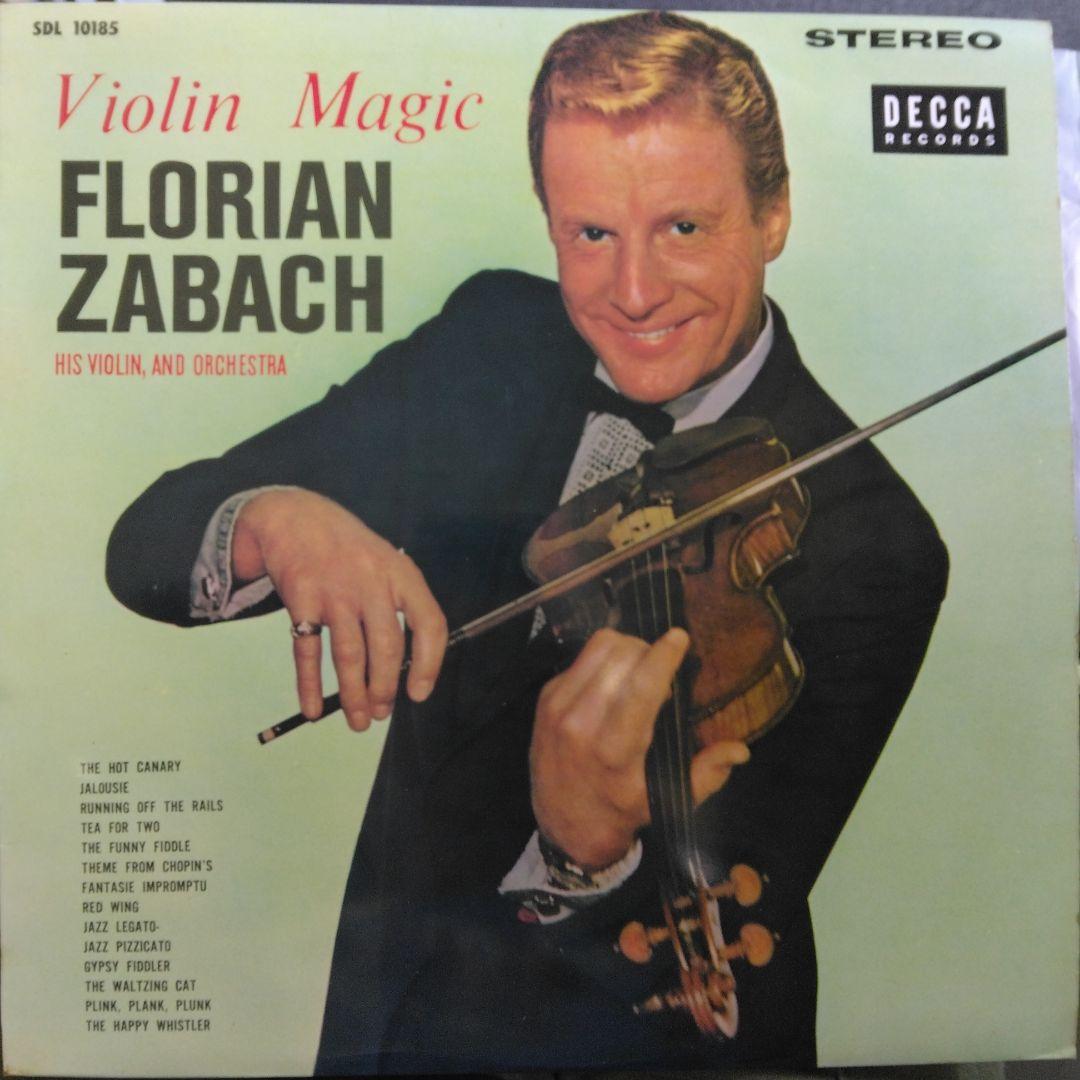 Florian Zabach - Violin Magic LP Japan Decca SDL-10185 Rare Cover Art