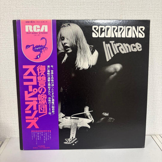 Scorpions In Trance LP Japan Original RVP-6050 w/ Obi Hard Rock