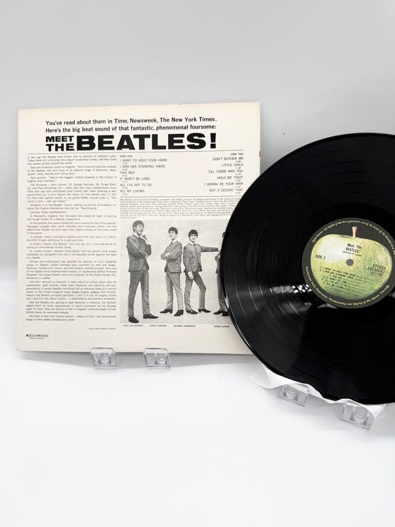 The Beatles - Meet The Beatles! Japan LP EAS-80562 w/ Obi & Liner Notes