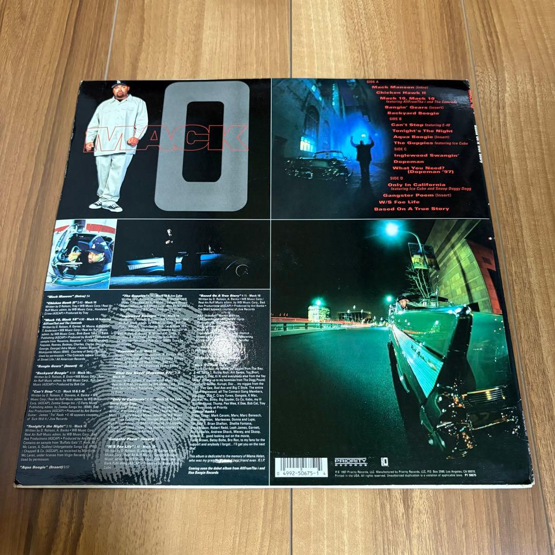 Mack 10 - Based On A True Story 2LP 1997 West Coast Hip Hop Vinyl Priority