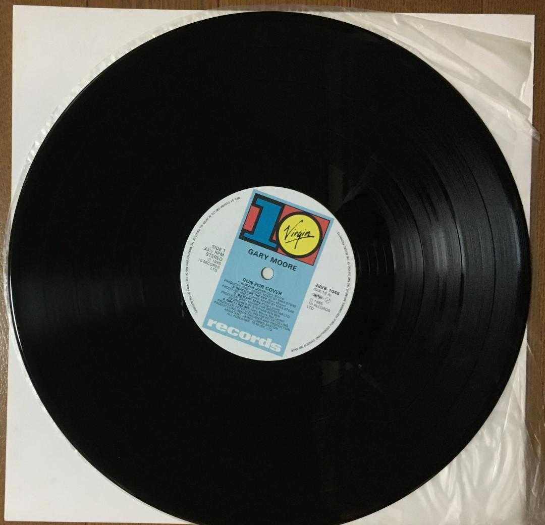 Gary Moore - Run For Cover LP Japan Original w/ Obi & Poster 1985 Hard Rock