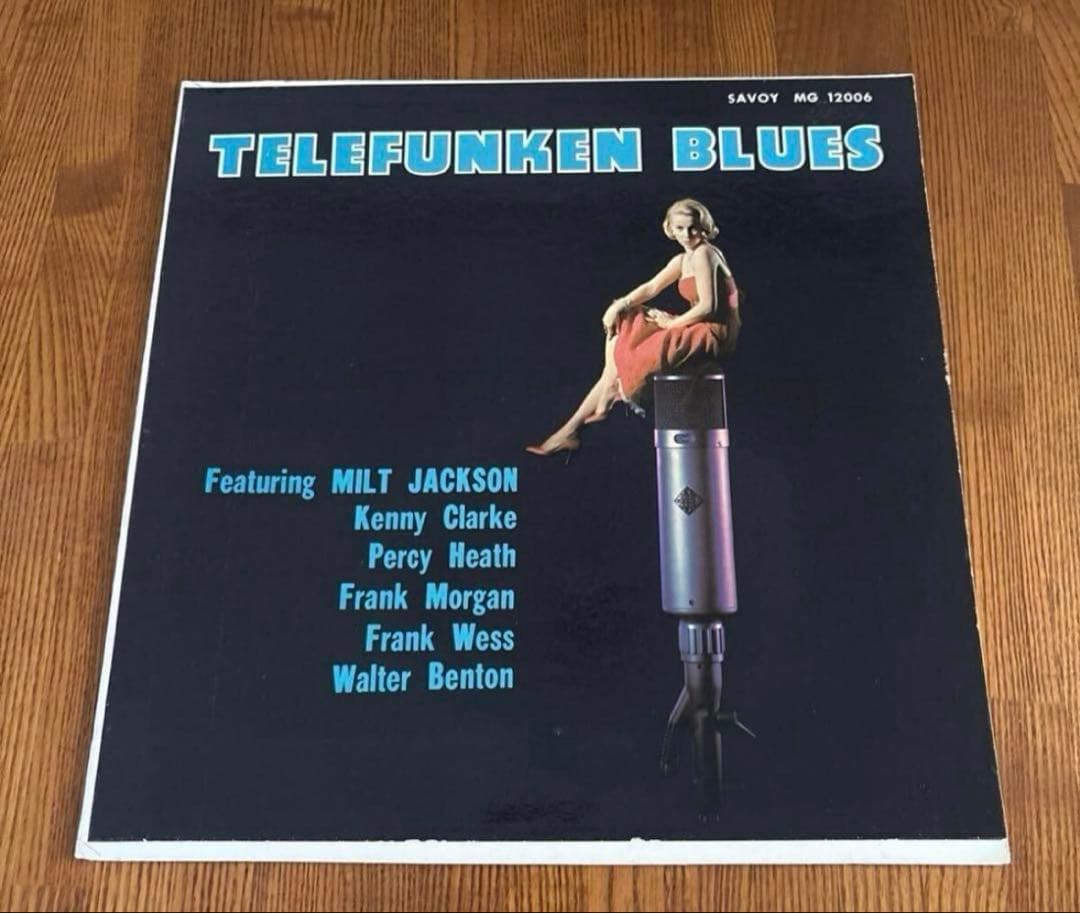 Kenny Clarke - Telefunken Blues LP Savoy MG 12006 Milt Jackson Jazz Vinyl US