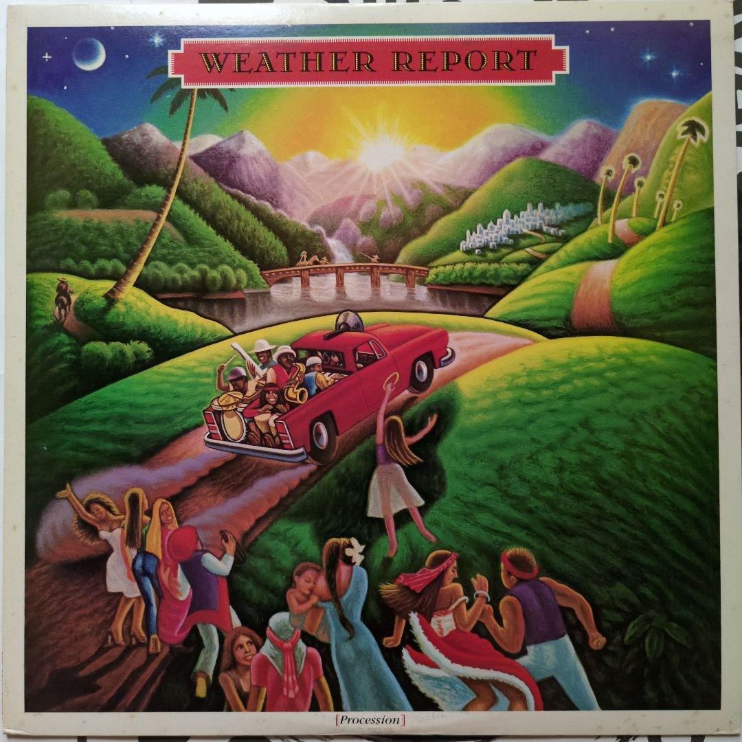 Weather Report - Procession LP 1983 Japan Fusion Jazz Vinyl CBS/Sony 25AP 2505