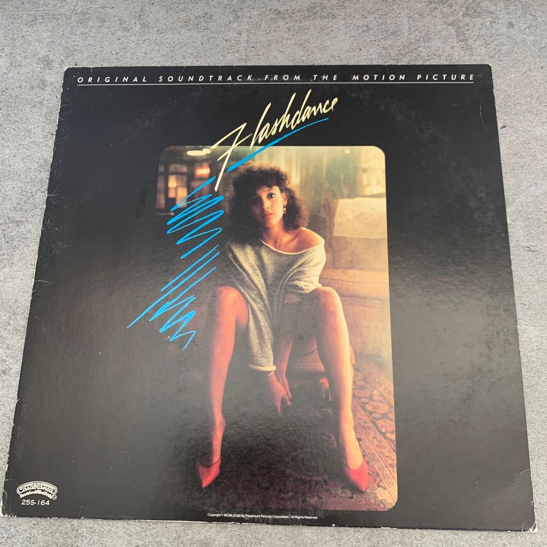 Flashdance Original Soundtrack LP Japan Vinyl Record with Obi and Insert