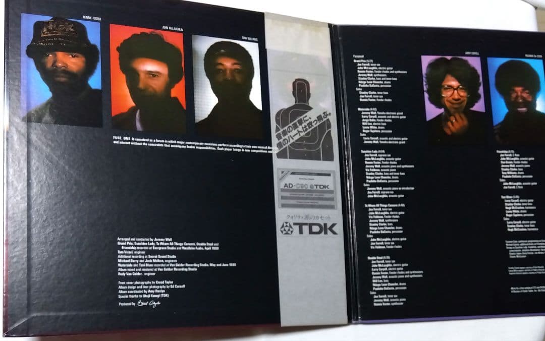 FUSE ONE Self-Titled Japan LP Record w/ OBI Jazz Fusion Supergroup