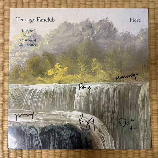 Teenage Fanclub - Here - Signed LP - Clear Vinyl - Limited Edition - Poster Inc