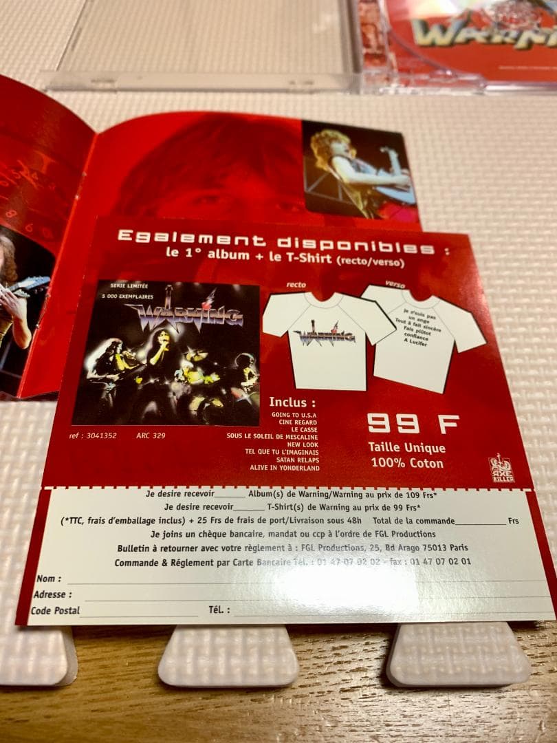 French Metal Warning II CD Rare Limited 5000 Copies Free Shipping | Japansoundstore