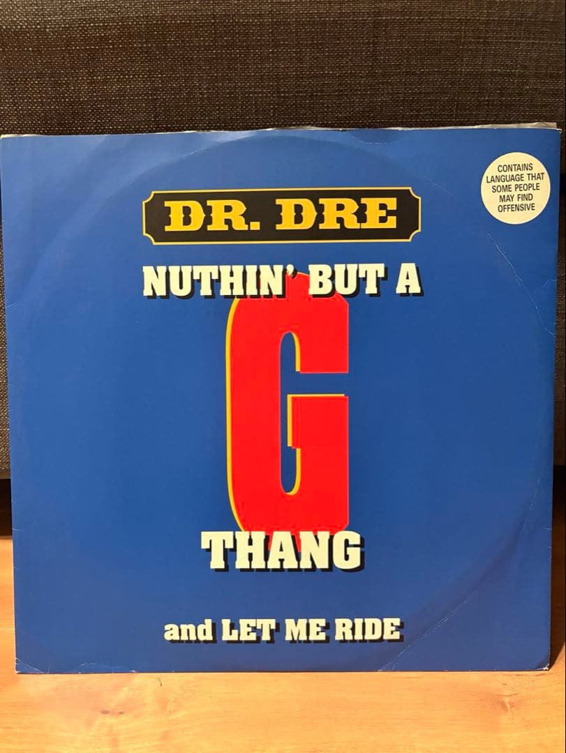 Dr. Dre - Nuthin' But A "G" Thang / Let Me Ride 12" Vinyl UK Pressing