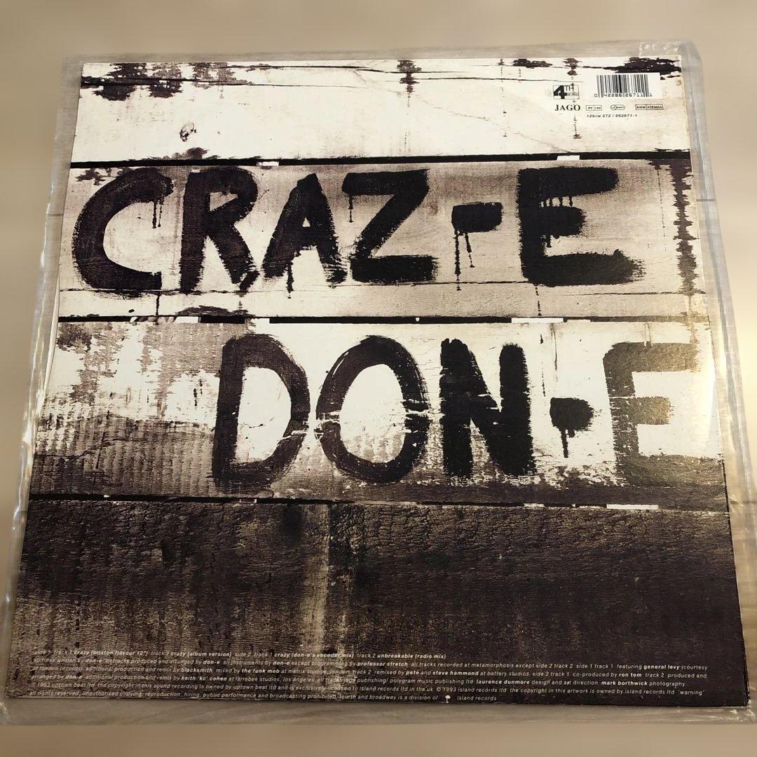 Don-E - Craz-E 12" Vinyl Record Original UK Pressing 1993