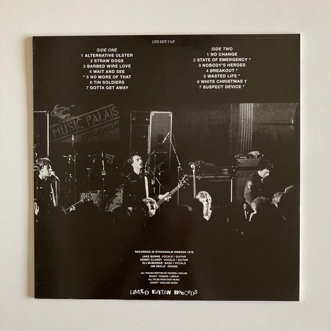 Stiff Little Fingers - Live In Sweden LP Limited Edition Green Vinyl Punk
