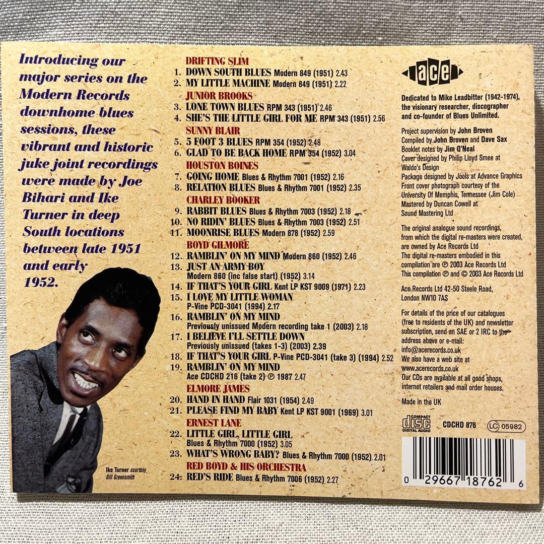 Various Artists: The Modern Downhome Blues Sessions Vol. 1 CD, 2003 Ace Records