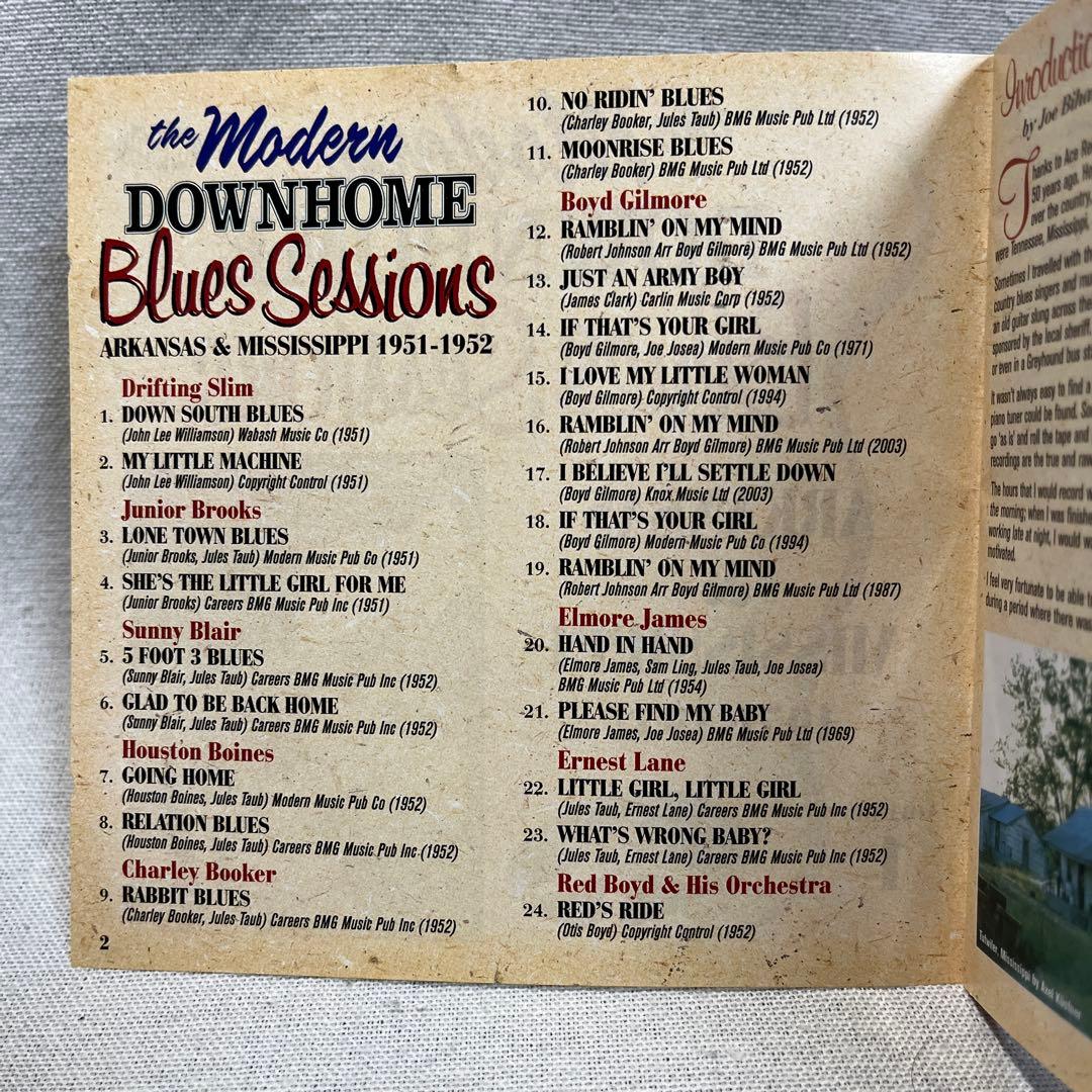 Various Artists: The Modern Downhome Blues Sessions Vol. 1 CD, 2003 Ace Records