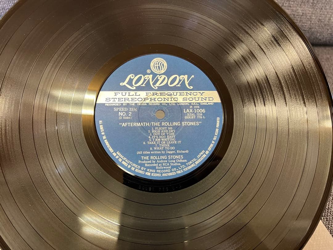 The Rolling Stones - Aftermath LP 1976 Japan Pressing London LAX-1006 Classic Ro