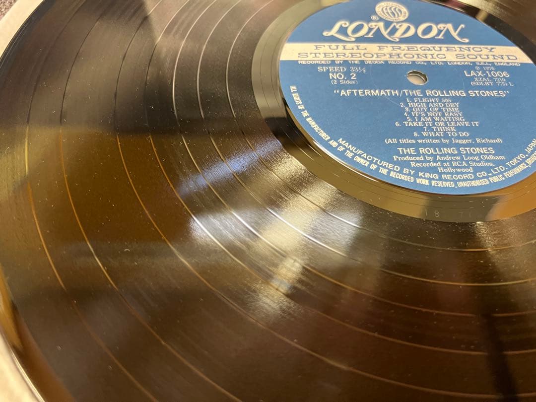 The Rolling Stones - Aftermath LP 1976 Japan Pressing London LAX-1006 Classic Ro