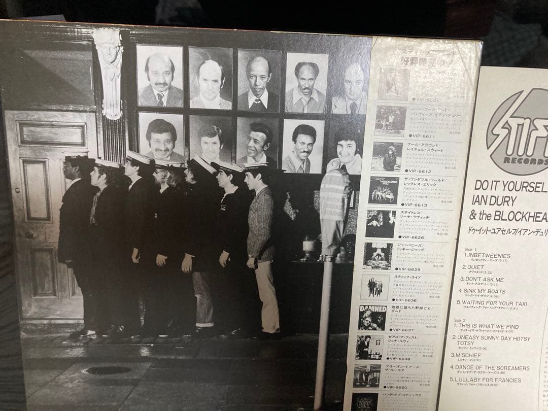 Ian Dury & the Blockheads Do It Yourself LP Japan Stiff Records Obi Vinyl