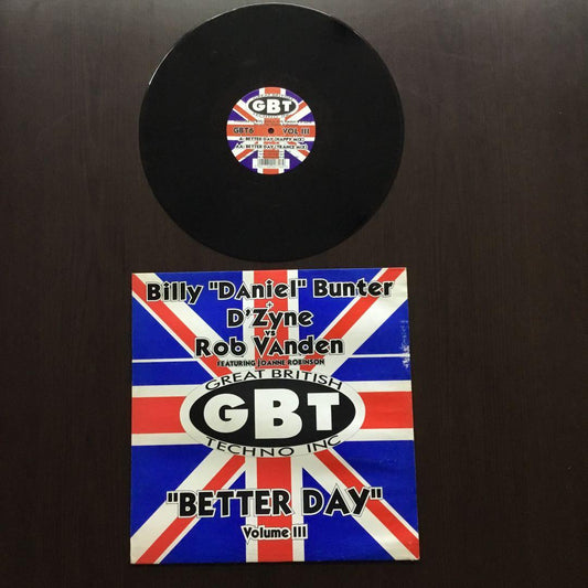 Billy Daniel Bunter - Better Day Volume III 12" Vinyl GBT Records UK Hardcore