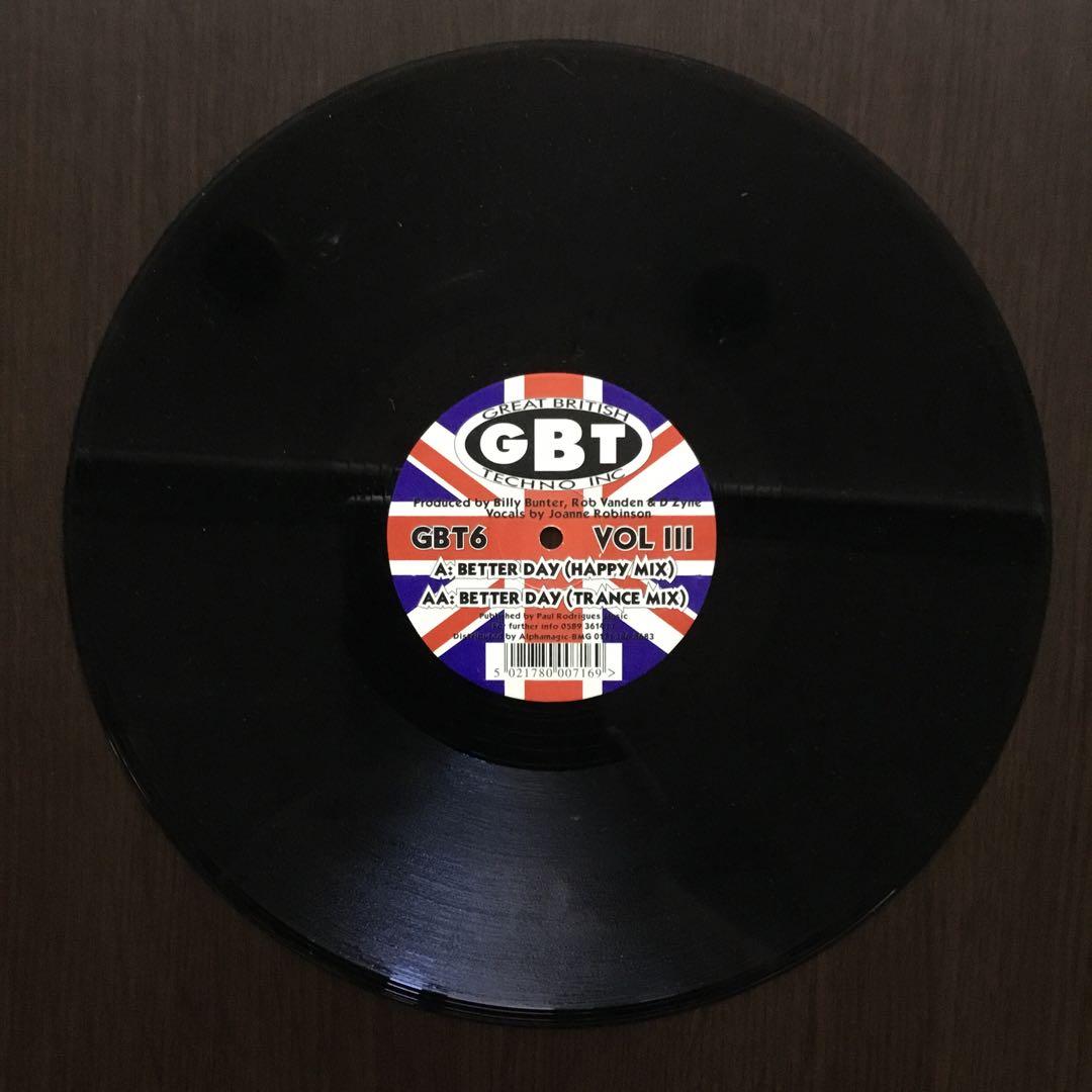 Billy Daniel Bunter - Better Day Volume III 12" Vinyl GBT Records UK Hardcore