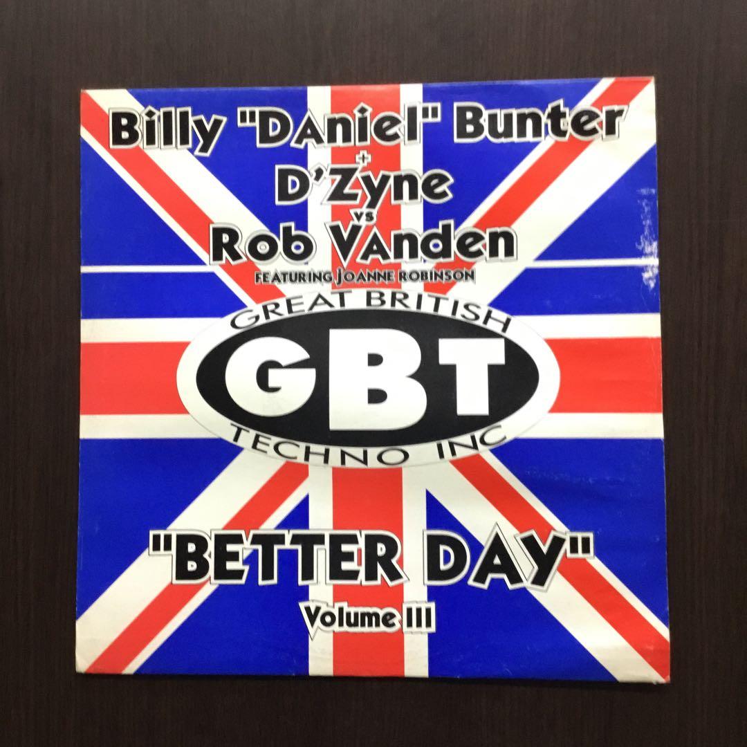 Billy Daniel Bunter - Better Day Volume III 12" Vinyl GBT Records UK Hardcore