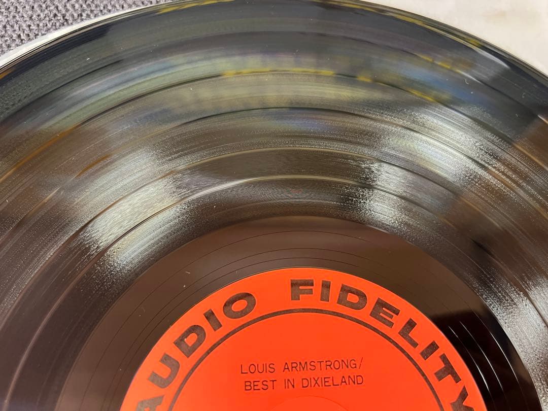 Louis Armstrong Best In Dixieland LP 1980 Japan Audio Fidelity Matrix N1/N1