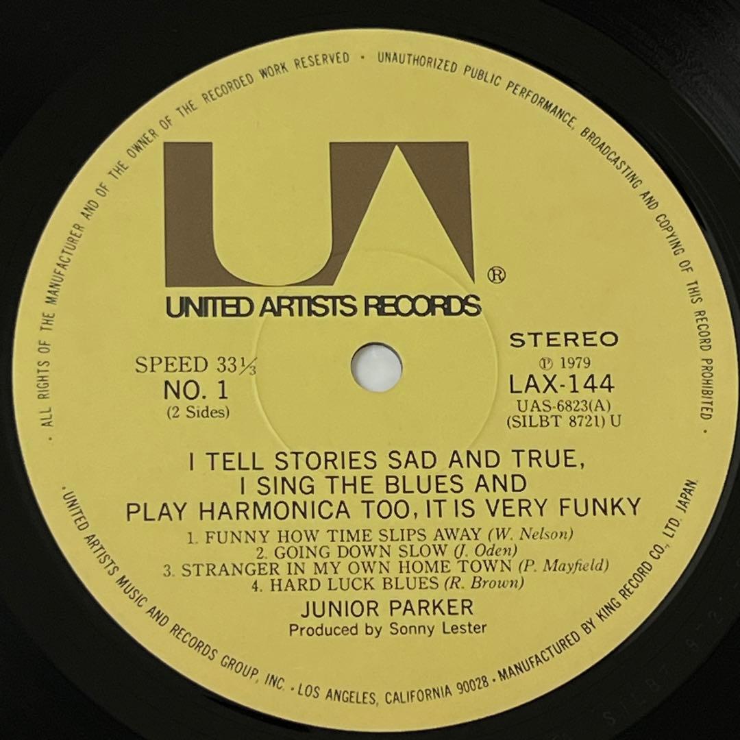 Junior Parker I Tell Stories Sad And True Japan LP Vinyl Record LAX-144