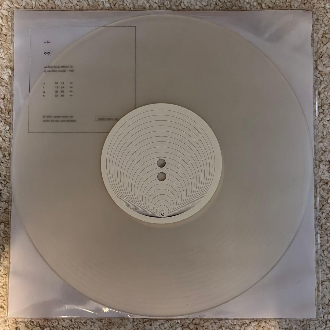 noto Carsten Nicolai Endless Loop edition 2 10" Vinyl Raster-Noton Minimal Techn