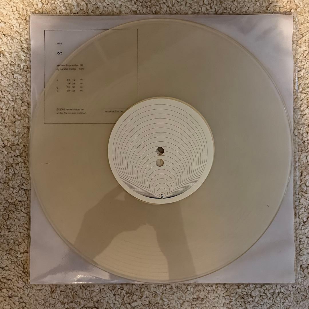 noto Carsten Nicolai Endless Loop edition 2 10" Vinyl Raster-Noton Minimal Techn
