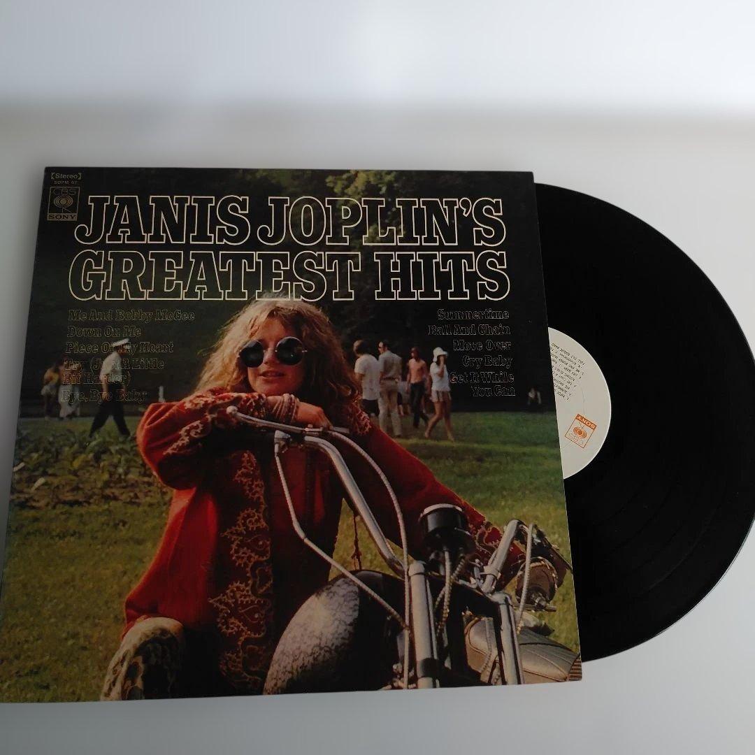 Janis Joplin Greatest Hits LP Record Classic 1960s Rock Used | Japansoundstore