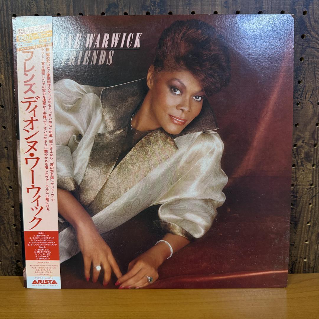 Dionne Warwick Friends Vinyl LP Japan 1985 Arista 28RS-9 With Obi Insert