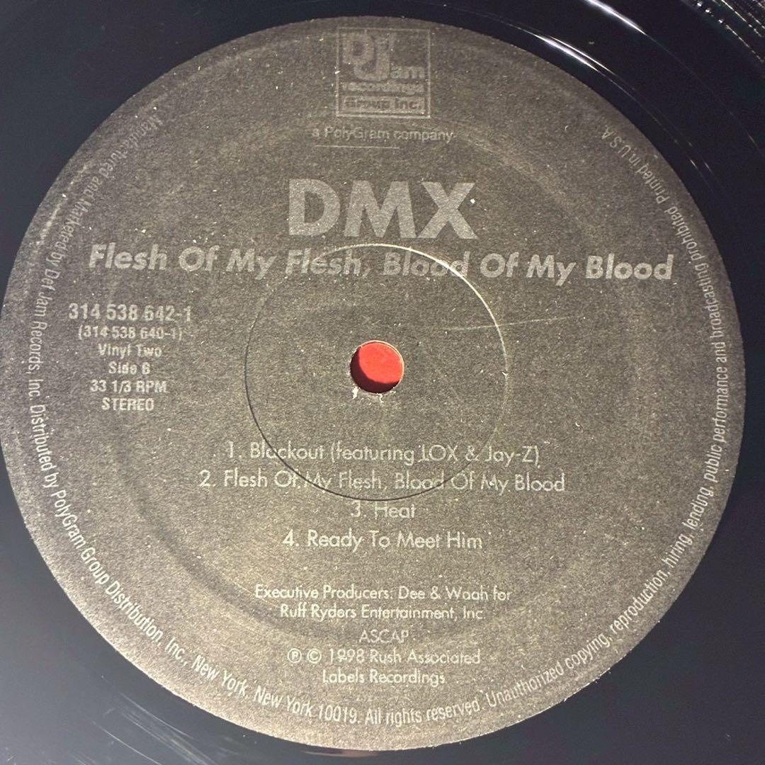 DMX Flesh Of My Flesh, Blood Of My Blood 2LP 1998 Def Jam Classic Hip Hop Vinyl
